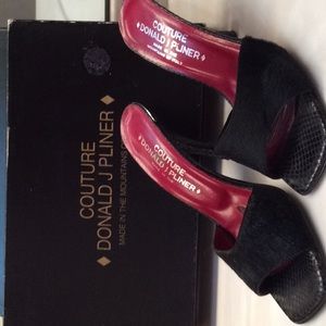 Donald J Pliner Couture hair calf shoes